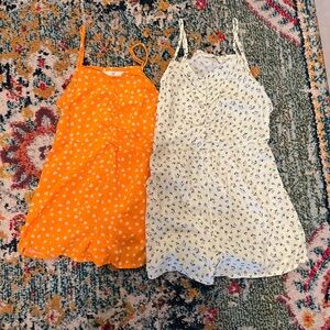Bundle of 2 H&M Girls Rompers sz8